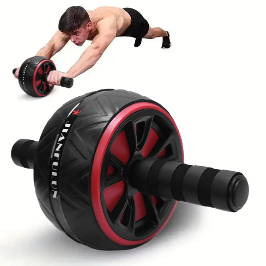 1Pc Abdominal Wheel Abdominal Muscle Home Workout Roller Abdominal Machine Exercise Fitness Equipment (Send Kneeling Pads)